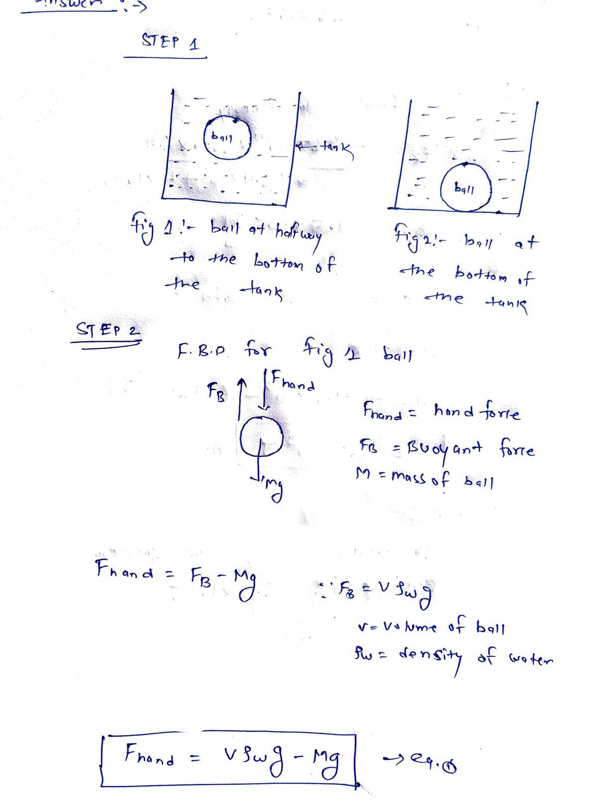 Physics homework question answer, step 1, image 1